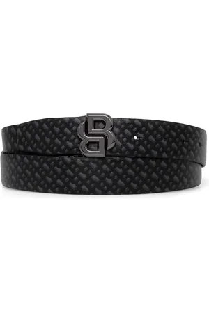 HUGO BOSS Cinturón reversible con monograma