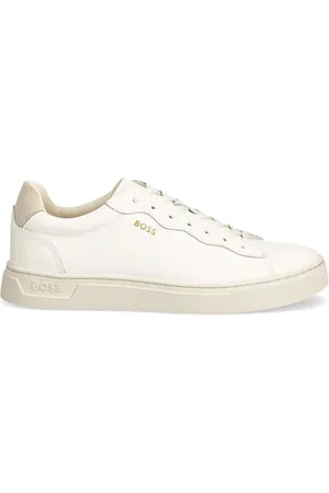 HUGO BOSS Tenis con agujetas con sello del logo