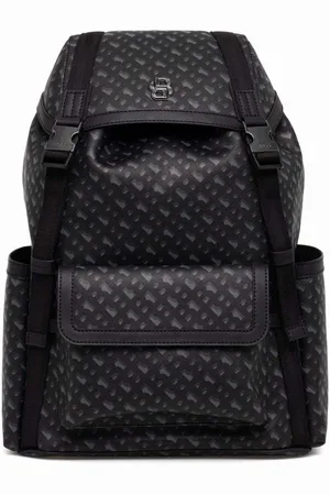 HUGO BOSS Mochila con monograma estampado