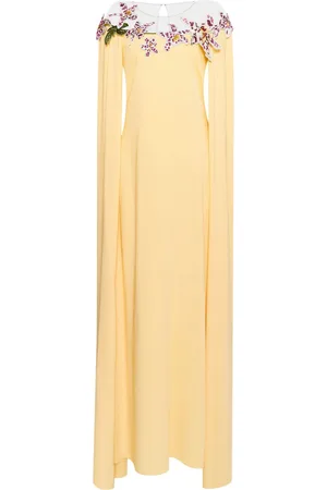 Oscar de la Renta Caftán Watercolor Orchid