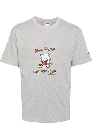 Ground Zero Playera con gato estampado