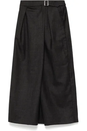 tibi Culottes con motivo de cuadros