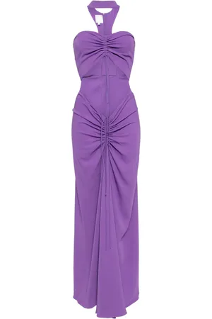 CHRISTOPHER ESBER Vestido largo con cuello halter