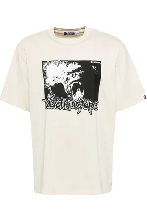 A Bathing Ape Playera con estampado gráfico