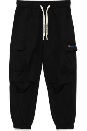 Ground Zero Pantalones tapered con logo estampado