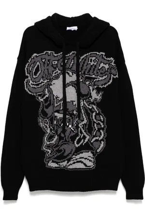 OFF-WHITE Suéter con motivo en jacquard