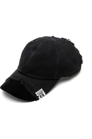 Maison Mihara Yasuhiro Gorra con detalles deshilachados