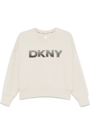 DKNY Sudadera con logo de lentejuelas