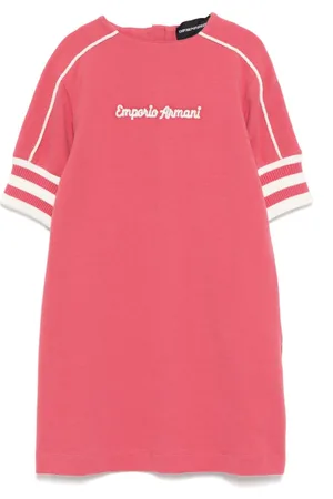 Emporio Armani Vestido con logo bordado