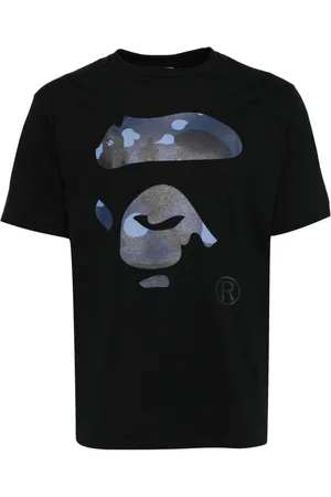 A Bathing Ape Color Camo Ape Face Tee