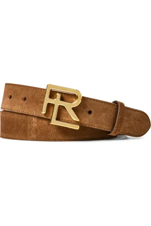 Ralph Lauren Cinturón mediano de gamuza