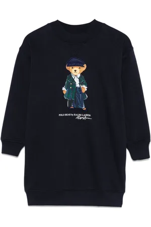 Ralph Lauren Vestido estilo playera con motivo Polo Bear