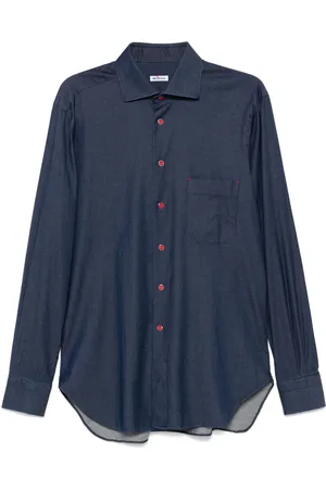 Kiton Camisa de mezclilla