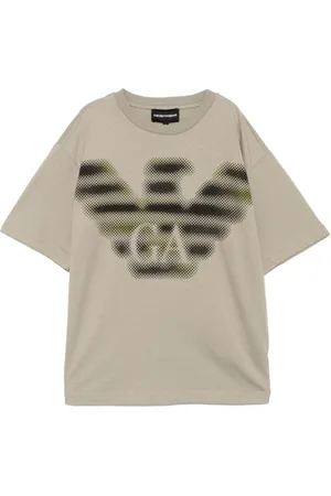 Emporio Armani Playera con águila estampada