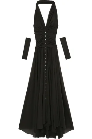 Serafini Vestido midi con detalle drapeado