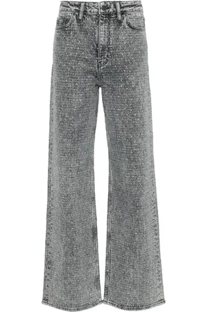 Maje Jeans con apliques de strass
