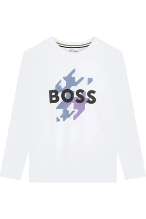 HUGO BOSS Playera con logo estampado