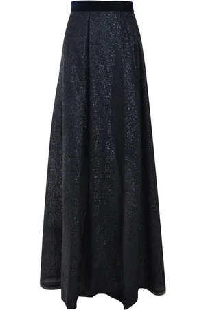 TALBOT RUNHOF Falda larga de organza