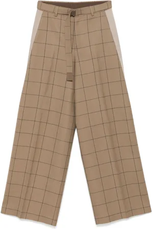 SACAI Pantalones a cuadros