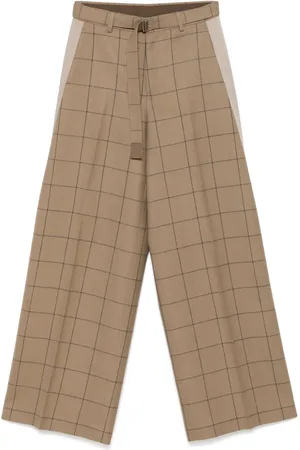 SACAI Pantalones a cuadros