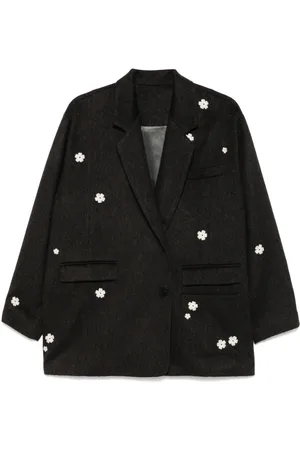CORDERA Blazer con bordado floral