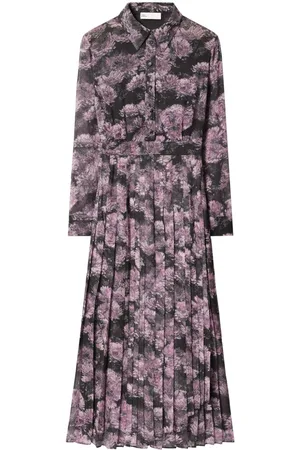 Tory Burch Vestido de seda con estampado floral