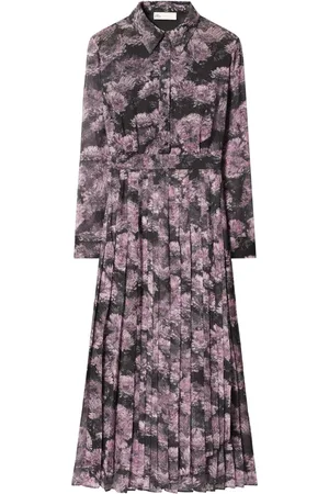 Tory Burch Vestido de seda con estampado floral