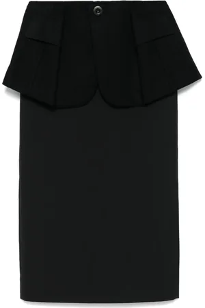 SACAI Falda midi a capas