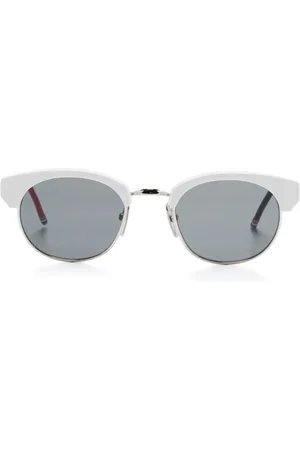 Thom Browne Lentes de sol con armazón Clubmaster