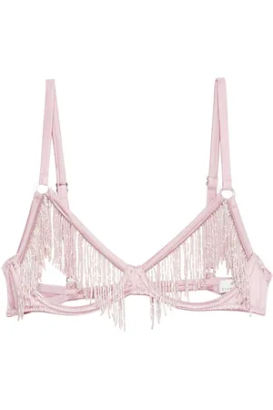 FLEUR DU MAL Brasier con flecos de mostacilla