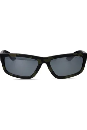 Prada Lentes de sol con armazón rectangular