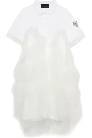 Simone Rocha Vestido de tul con volantes