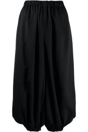 Comme des Garçons Pantalones capri con pretina elástica