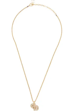 Dior Collar con detalles de strass CD