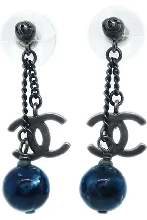 CHANEL Aretes con logo CC 2010