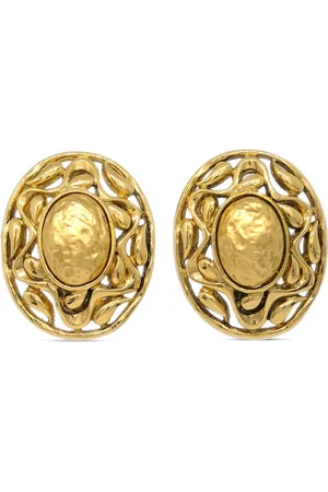 Saint Laurent Aretes ovalados 1990-2000
