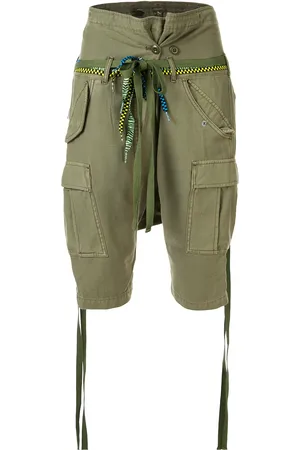 R13 Bermudas cargo de corte slim