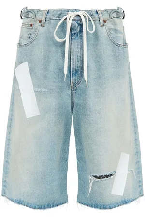 Maison Margiela Bermudas con parche del logo