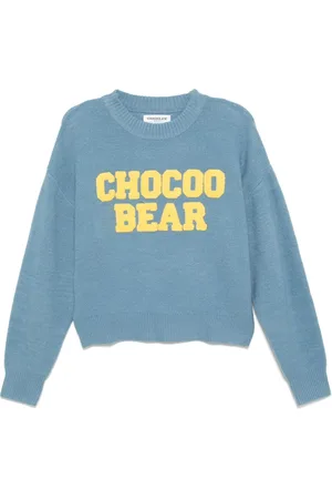 Chocoolate Suéter con logo en jacquard
