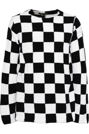 Comme des Garçons Suéter con motivo de cuadros