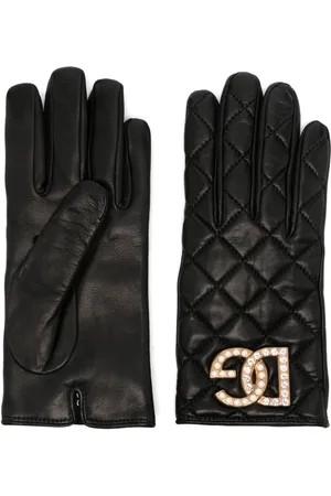 Dolce & Gabbana Guantes capitonados con logo