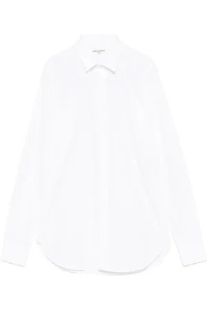 Saint Laurent Camisa de popelina