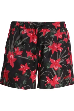 HUGO BOSS Shorts de playa con estampado floral