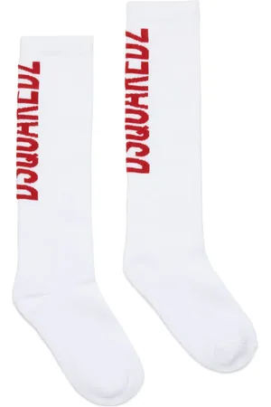 Dsquared2 Calcetines con logo en jacquard