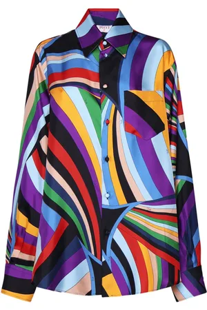 Puccini Camisa con estampado Iride