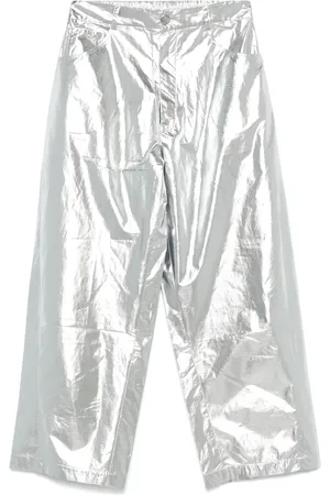 CORDERA Pantalones con acabado laminado
