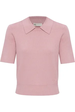 Tory Burch Playera tipo polo texturizada