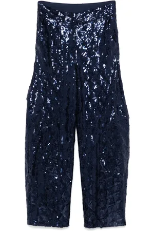 ROTATE Pantalones cargo con lentejuelas