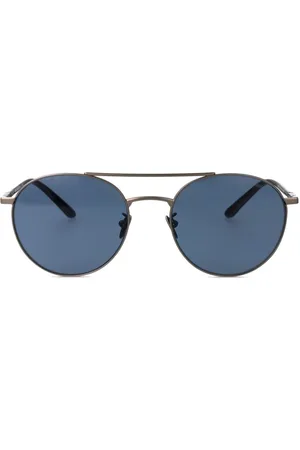 Giorgio Armani Lentes de sol con armazón redonda