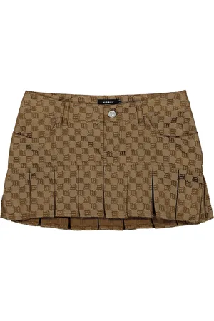 MISBHV Falda corta con logo en jacquard